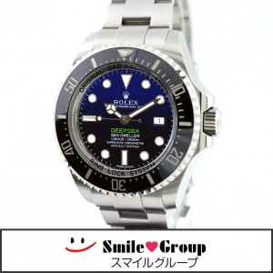 1　ROLEX　ロレックス　シードゥエラー　Dブルー　116660　ルーレット刻印　ランダム　ダイバーズ　防水　オートマ　黒　ブラック　青　ブルー　腕時計 (1)