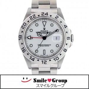 2　ROLEX　ロレックス　エクスプローラⅡ　U番　16570　ホワイト　腕時計 (1)